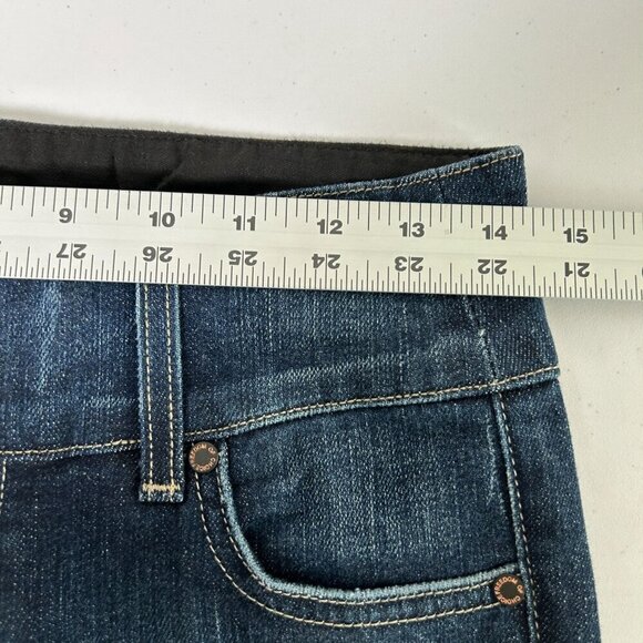 Freedom of Choice Jeans Womens Size 4 Blue Denim Wide Leg Bootcut Stretch FOC - Picture 10 of 15